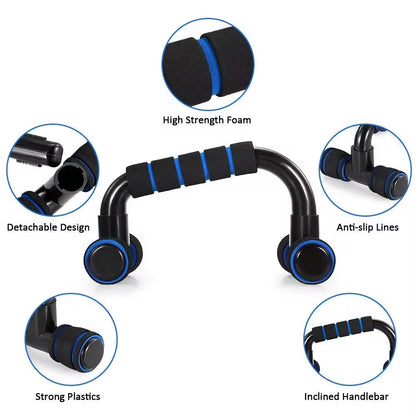H-Type Push-Up Stand Push-Up Fitness Equipment Chest Muscle Training Home Foam Push-Ups