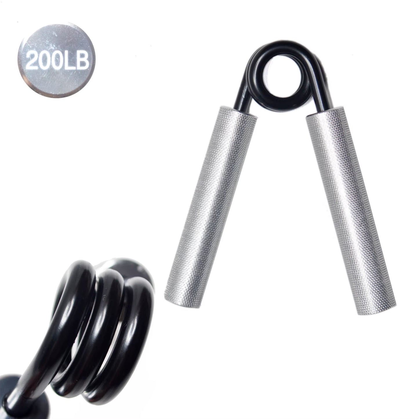 Metal Grip Strength Trainer 100Lb/150Lb/200Lb Grip, Non-Slip Hand Grip for Muscle Strengthening and Hand Rehabilitation Exercise