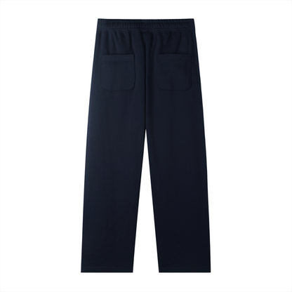 Essential Straight-Leg Sweatpants – Black/Navy