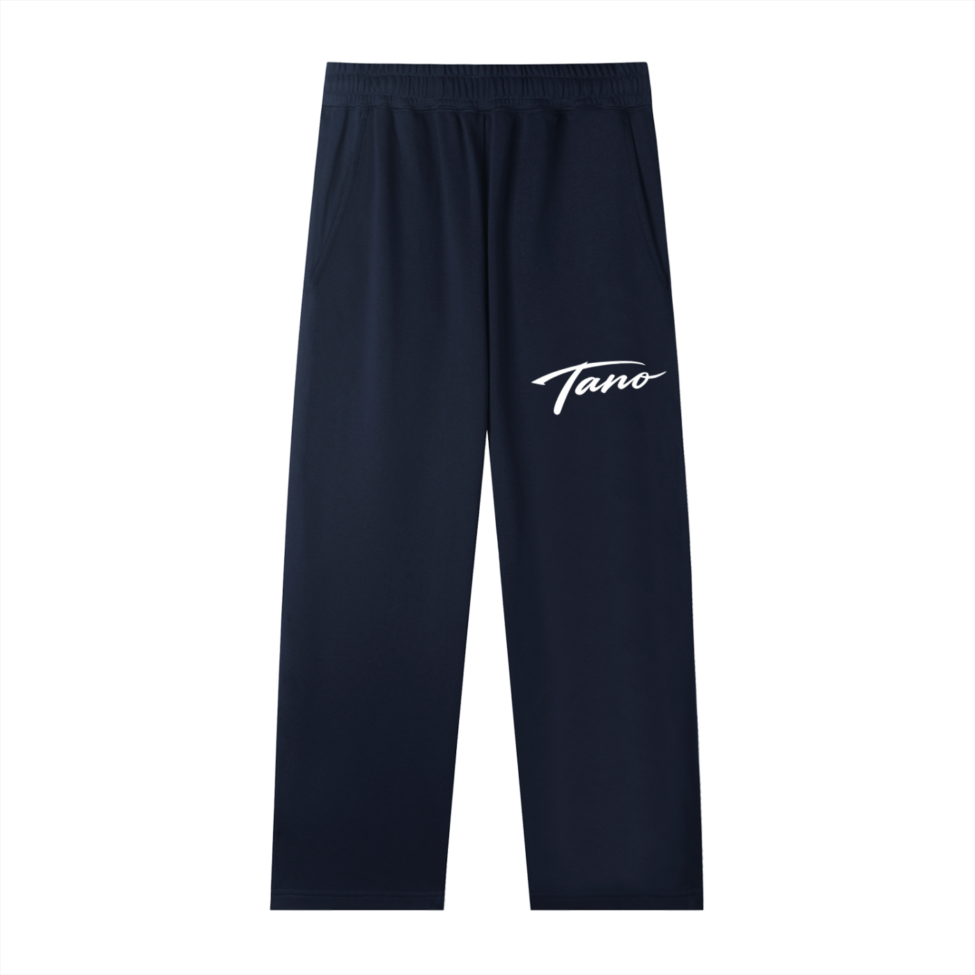 Essential Straight-Leg Sweatpants – Black/Navy