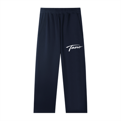 Essential Straight-Leg Sweatpants – Black/Navy