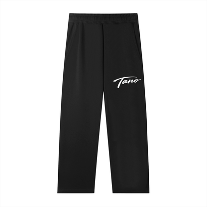 Essential Straight-Leg Sweatpants – Black/Navy