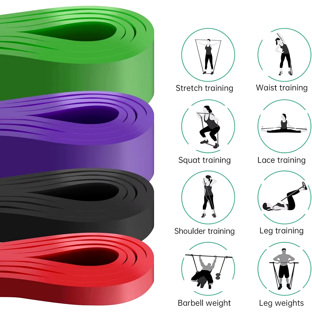 Pull-Up Assist Bands – 4-Level Resistance