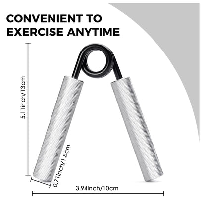 Metal Grip Strength Trainer 100Lb/150Lb/200Lb Grip, Non-Slip Hand Grip for Muscle Strengthening and Hand Rehabilitation Exercise