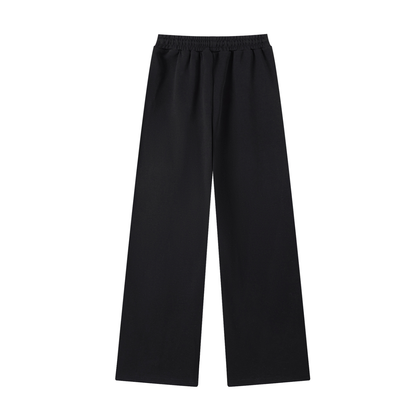 Women's Straight-Leg Sweatpants – Black