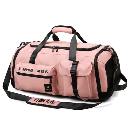 Gym Bag with Shoe Compartment Large Capacity Sport Fitness Duffle Bag Outdoor Travel Backpack Weekend Workout Tote for Men Women
