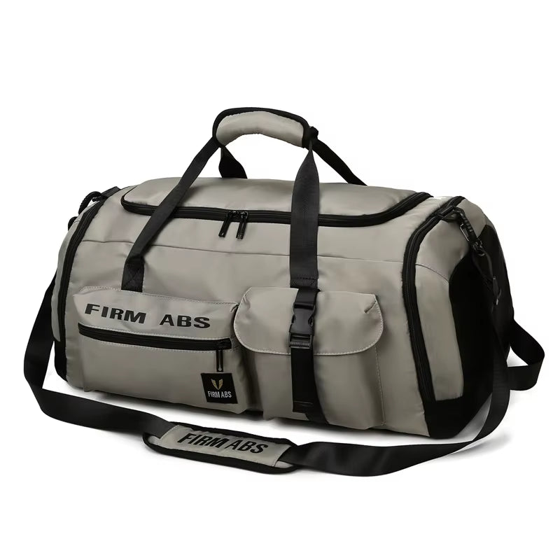 Gym Bag with Shoe Compartment Large Capacity Sport Fitness Duffle Bag Outdoor Travel Backpack Weekend Workout Tote for Men Women