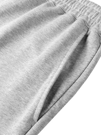Essential Straight-Leg Sweatpants – Black/Navy