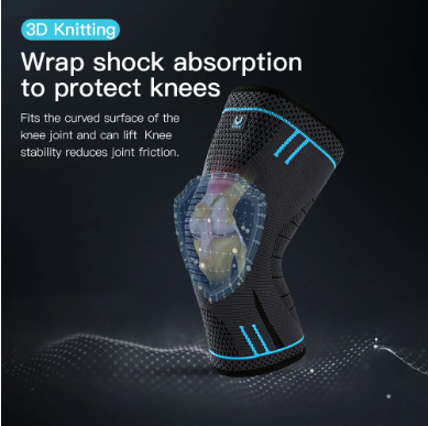 Compression Knee Sleeve - Breathable Support for Sports & Gym
