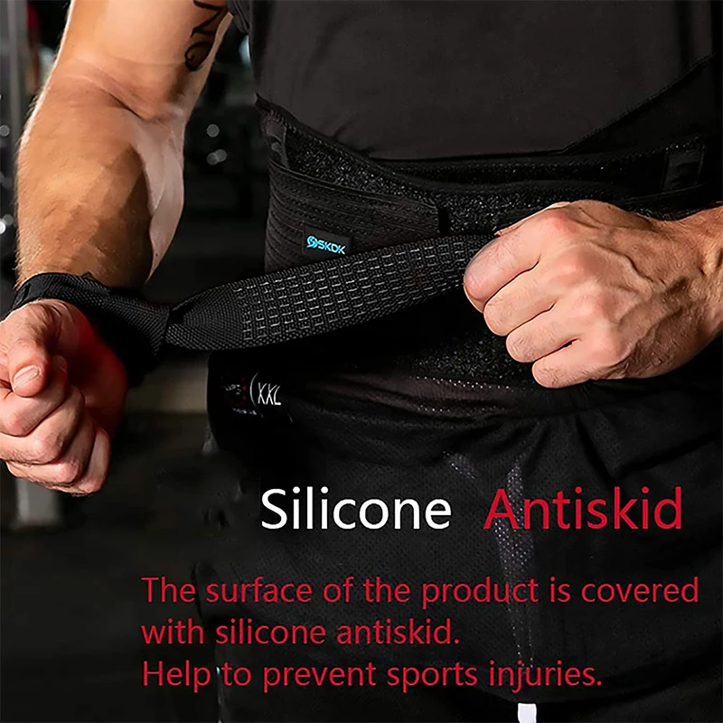 2PC/4PC/3PAIR Weightlifting Straps Anti-Slip Silicone Lifting Wrist Straps Strength Training Deadlifts Crossfit Hand Grips Wrist